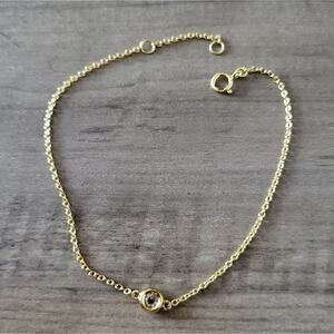 Marrin Costello x Curateur Soleil Gold Topaz Chain Link Bracelet With Dust Pouch